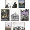 imageKate and Laurel Sylvie A Walk in the Woods Framed Canvas Wall Art by Patricia Hasz of Patricia Rae Photography 23x33 Natural Chic Modern Nature Art for Wall