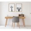 imageKate and Laurel Sylvie Baby Giraffe and Elephant Framed Canvas Wall Art Set by Simon Te of Tai Prints 2 piece 18x24 Natural Modern Nature Animals Art for Wall Home DecorNatural