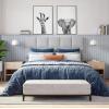 imageKate and Laurel Sylvie Baby Giraffe and Elephant Framed Canvas Wall Art Set by Simon Te of Tai Prints 2 piece 18x24 Natural Modern Nature Animals Art for Wall Home DecorGray