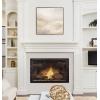 imageKate and Laurel Sylvie Beaded Tonal Abstract Textural White and Beige Light Natural Neutrals Vintage Framed Canvas Wall Art by The Creative Bunch Studio 30x30 Gold Modern Abstract Landscape Art