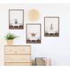 imageKate and Laurel Sylvie Cat in Rustic Bath Framed Canvas Wall Art by Amy Peterson Art Studio 18x24 Gray Modern Fun Decorative Bathtub Wall Art for Home DcorGold