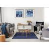 imageKate and Laurel Sylvie Circles and Curves Ocean Beach Blues Framed Canvas Wall Art by The Creative Bunch Studio 30x30 Gray Oversized Ocean Waves Wall Decor30x30
