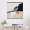 imageKate and Laurel Sylvie Coastal Modern Abstract Landscape II Framed Canvas Wall Art by The Creative Bunch Studio 30x30 Natural Modern Contemporary Abstract Nature Art for Wall Decor Living Room