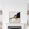 imageKate and Laurel Sylvie Coastal Modern Abstract Landscape II Framed Canvas Wall Art by The Creative Bunch Studio 30x30 Natural Modern Contemporary Abstract Nature Art for Wall Decor Living Room
