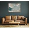 imageKate and Laurel Sylvie Color Exploration II Framed Canvas Wall Art by Amy Lighthall 28x38 Gray Modern Abstract Soft Watercolor Art for WallGold