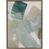 imageKate and Laurel Sylvie Color Exploration II Framed Canvas Wall Art by Amy Lighthall 28x38 Gray Modern Abstract Soft Watercolor Art for WallGold