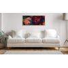 imageKate and Laurel Sylvie Dark Academia Floral in Rich Jewel Tones Framed Canvas Wall Art by The Creative Bunch Studio 315x415 Bright Gold Modern Colorful Flower Art for WallBright Gold