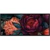 imageKate and Laurel Sylvie Dark Academia Floral in Rich Jewel Tones Framed Canvas Wall Art by The Creative Bunch Studio 315x415 Bright Gold Modern Colorful Flower Art for WallBlack