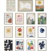 imageKate and Laurel Sylvie Meditation 1 and 2 Framed Canvas Wall Art Set by Kelly Knaga 2 Piece Set 28x38 Natural Modern Abstract Colorful Polka Dot Art Set for WallGrey