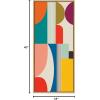 imageKate and Laurel Sylvie Mid Century Modern Pattern Framed Canvas Wall Art by Rachel Lee of My Dream Wall 315x415 Natural Colorful Abstract Art for Home Wall DecorNatural