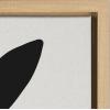 imageKate and Laurel Sylvie Modern Botanical Neutral Abstract 2 Framed Canvas Wall Art by The Creative Bunch Studio 22x22 Natural Decorative Shadow Art for WallNatural