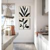 imageKate and Laurel Sylvie Modern Botanical Neutral Abstract 2 Framed Canvas Wall Art by The Creative Bunch Studio 22x22 Natural Decorative Shadow Art for WallNatural