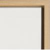 imageKate and Laurel Sylvie No Evil Allowed Framed Canvas Wall Art by Shatha Al Dafai 23x33 Natural Decorative Abstract Line Drawing Art for Wall