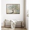 imageKate and Laurel Sylvie Olive Tree Abstract Landscape Framed Canvas Wall Art by The Creative Bunch Studio 415x315 Gold Soft Nature Landscape Art for WallGold