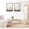 imageKate and Laurel Sylvie Penguins Playing in Rustic Bath Framed Canvas Wall Art by Amy Peterson Art Studio 18x24 Gray Modern Fun Decorative Bathtub Wall Art for Home DcorGold