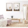 imageKate and Laurel Sylvie Penguins Playing in Rustic Bath Framed Canvas Wall Art by Amy Peterson Art Studio 18x24 Gray Modern Fun Decorative Bathtub Wall Art for Home DcorNatural