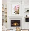 imageKate and Laurel Sylvie Pink Protea Flower Framed Canvas Wall Art by Amy Peterson Art Studio 28 x 38 Gold Beautiful Wild Flower Art for Wall