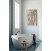 imageKate and Laurel Sylvie Simple Romantic Line Art Drawing Neutral Framed Canvas Wall Art by The Creative Bunch Studio 23x33 White Modern Abstract Body Line Drawing Wall Decor