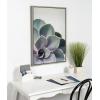 imageKate and Laurel Sylvie Succulent 5 Framed Canvas by F2 Images 18x24 GrayGrey