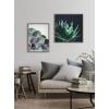 imageKate and Laurel Sylvie Succulent 5 Framed Canvas by F2 Images 18x24 GrayGrey