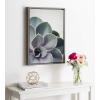 imageKate and Laurel Sylvie Succulent 5 Framed Canvas by F2 Images 18x24 GrayGrey