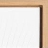 imageKate and Laurel Sylvie Sun Rays Framed Canvas Wall Art by Rocket Jack 18x24 Natural Chic Minimalist Sunset Art for WallNatural