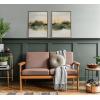 imageKate and Laurel Sylvie Tranquil Meadows I and II Framed Canvas Wall Art Set by Amy Lighthall 2 Piece Set 18x24 Gold Soft Abstract Watercolor Nature Landscape Art for Wall Home DecorGold