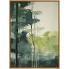 imageKate and Laurel Sylvie Whispering Trees II Framed Canvas Wall Art by Amy Lighthall 315x415 Natural Modern Abstract Tree Landscape Art for WallNatural