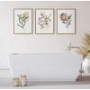 imageKate and Laurel Sylvie Wild Banksia Wild Salvia and Wild King Protea Framed Canvas Wall Art Set by Sara Berrenson 3 Piece 18x24 Natural Wildflower Art Set of 3 Wall DcorNatural