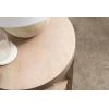 imageKate and Laurel Talcott Modern Round Wood Side Table 16 x 16 x 24 Light Natural Transitional Decorative TwoTier End Table for Use as a Bedroom Nightstand or Living Room Plant Stand Table