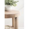 imageKate and Laurel Talcott Modern Round Wood Side Table 16 x 16 x 24 Light Natural Transitional Decorative TwoTier End Table for Use as a Bedroom Nightstand or Living Room Plant Stand Table
