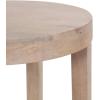 imageKate and Laurel Talcott Modern Round Wood Side Table 16 x 16 x 24 Light Natural Transitional Decorative TwoTier End Table for Use as a Bedroom Nightstand or Living Room Plant Stand Table