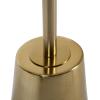 imageKate and Laurel Tira Elegant Round Mirrored Side Table 14 x 14 x 24 Gold Modern Glam Circle End Table for Use as Bedroom Nightstand or Living Room Plant Stand TableGold