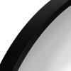 imageKate and Laurel Travis Round Wood Wall Mirror 315quot Diameter Gold Modern Glam Wall Dcor AccentBlack