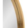 imageKate and Laurel Travis Round Wood Wall Mirror 315quot Diameter Gold Modern Glam Wall Dcor AccentGold