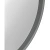 imageKate and Laurel Travis Round Wood Wall Mirror 315quot Diameter Gold Modern Glam Wall Dcor AccentGrey