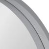 imageKate and Laurel Travis Round Wood Wall Mirror 315quot Diameter Gold Modern Glam Wall Dcor AccentGrey