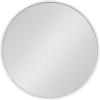 imageKate and Laurel Travis Round Wood Wall Mirror 315quot Diameter Gold Modern Glam Wall Dcor AccentWhite