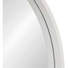 imageKate and Laurel Travis Round Wood Wall Mirror 315quot Diameter Gold Modern Glam Wall Dcor AccentWhite