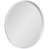 imageKate and Laurel Travis Round Wood Wall Mirror 315quot Diameter Gold Modern Glam Wall Dcor AccentWhite