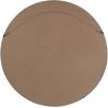 imageKate and Laurel Travis Round Wood Wall Mirror 315quot Diameter Silver Chic Glam Wall Dcor Accent