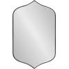 imageKate and Laurel Tyla Modern Wall Mirror 20 x 32 Gold Decorative Vibrant Glam Peaked MirrorBlack