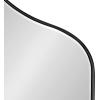 imageKate and Laurel Tyla Modern Wall Mirror 20 x 32 Gold Decorative Vibrant Glam Peaked MirrorBlack