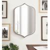 imageKate and Laurel Tyla Modern Wall Mirror 20 x 32 Gold Decorative Vibrant Glam Peaked MirrorBronze