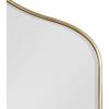 imageKate and Laurel Tyla Modern Wall Mirror 20 x 32 Gold Decorative Vibrant Glam Peaked MirrorGold