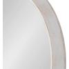 imageKate and Laurel Uldrich Modern Round Wall Mirror 24 inch Diameter White Decorative Round Mirror for WallWhite