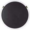 imageKate and Laurel Uldrich Modern Round Wall Mirror 24 inch Diameter White Decorative Round Mirror for WallWhite