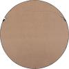 imageKate and Laurel Wheeler Graduated Round Mirror 24 Inch Diameter White Chic Modern Wall Accent with Raised ProfileBlack
