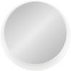imageKate and Laurel Wheeler Graduated Round Mirror 24 Inch Diameter White Chic Modern Wall Accent with Raised ProfileWhite