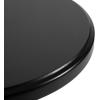 imageKate and Laurel Wixley Round Wood and Metal Side Table 18 x 25 Black Vintage Circle Pedestal End Table with Turned Base for Use as Indoor Plant Stand